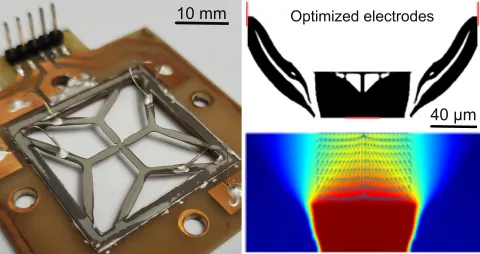 Optimisation structurelle de microrobots