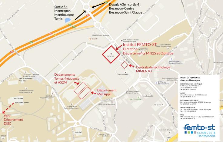 Plan accès Temis Sciences